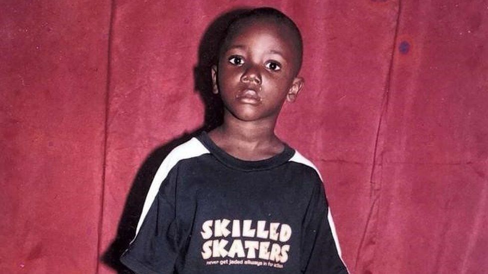Sosa Henkoma as a young boy