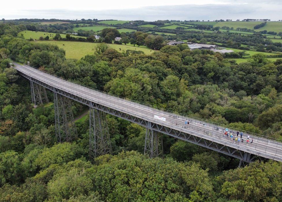 Meldon Viaduct in Devon