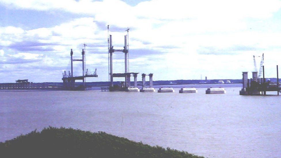 The Second Severn Crossing being built