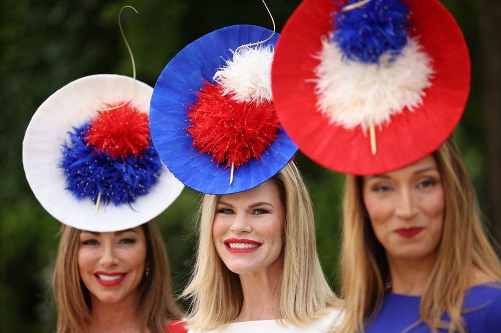 Racegoers during day three of Royal Ascot at Ascot Racecourse