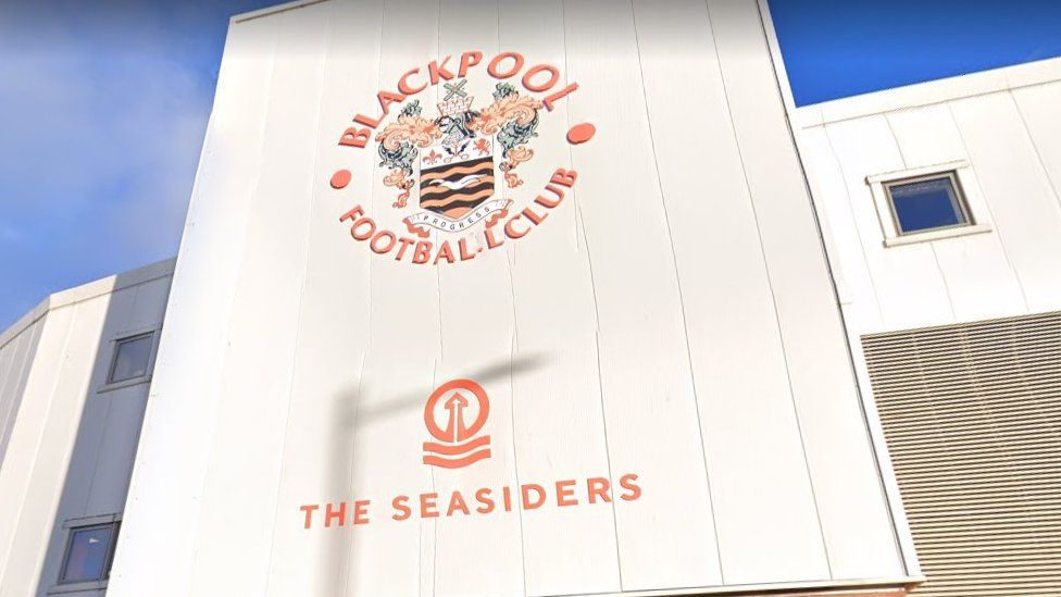 Front of Blackpool FC