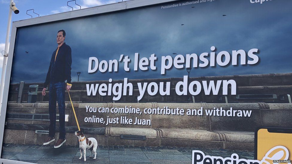 A PensionBee advertisement
