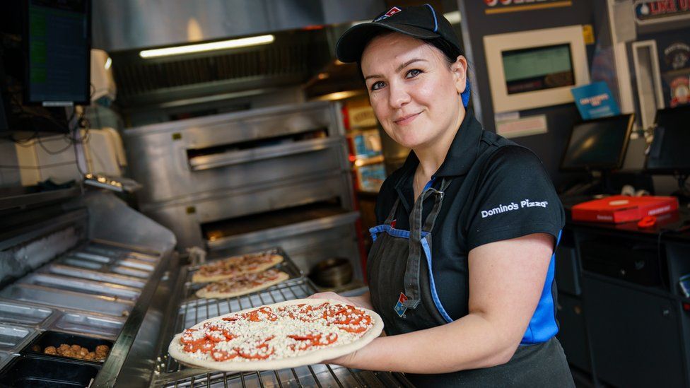 Domino's Pizza employee