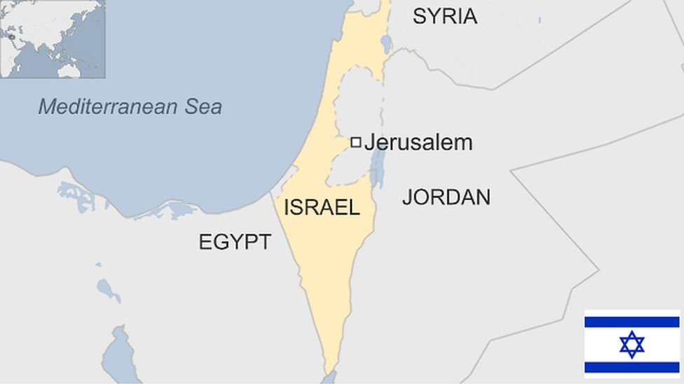 Map of Israel