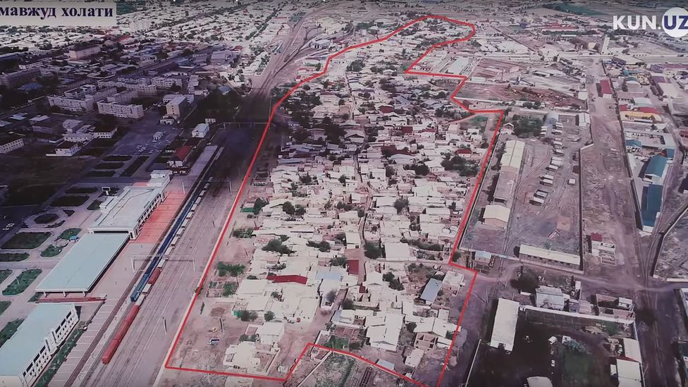 Urgench city demolition plans, Uzbekistan