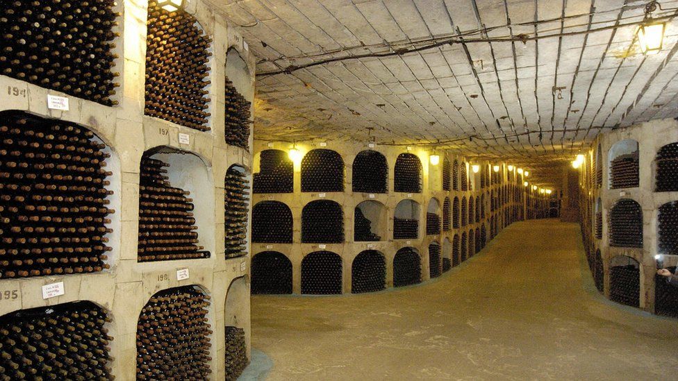 Wine cellar in Moldova