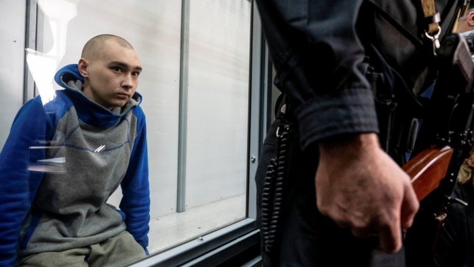 Vadim Shishimarin, Russian soldier accused of war crimes in Ukraine.