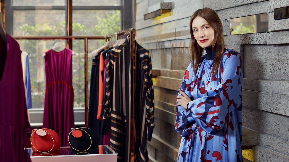 Roksanda at her store in Mount Street