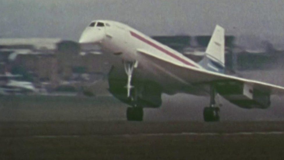 British-assembled 002 Concorde on April 9 1969