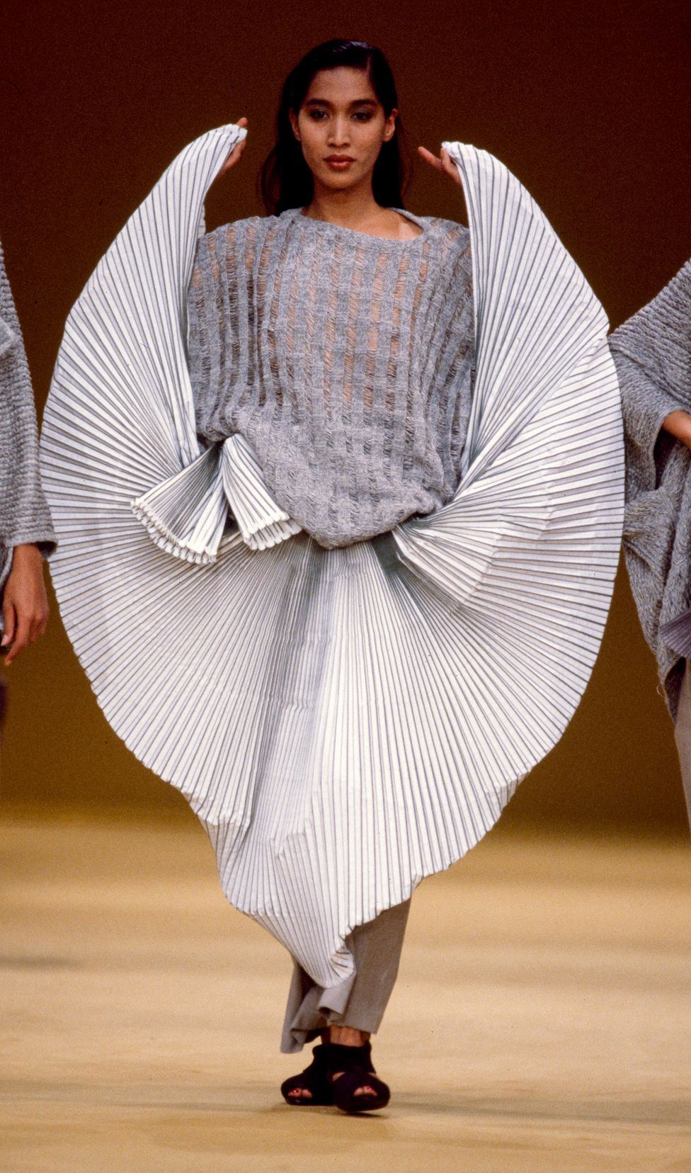 Issey Miyake's Ready-to-Wear Spring-Summer 1985 fashion show in Paris, France