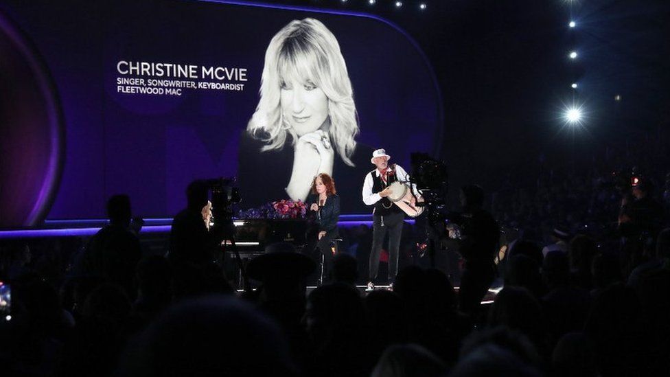 A musical tribute paid to stars who have died in the past year