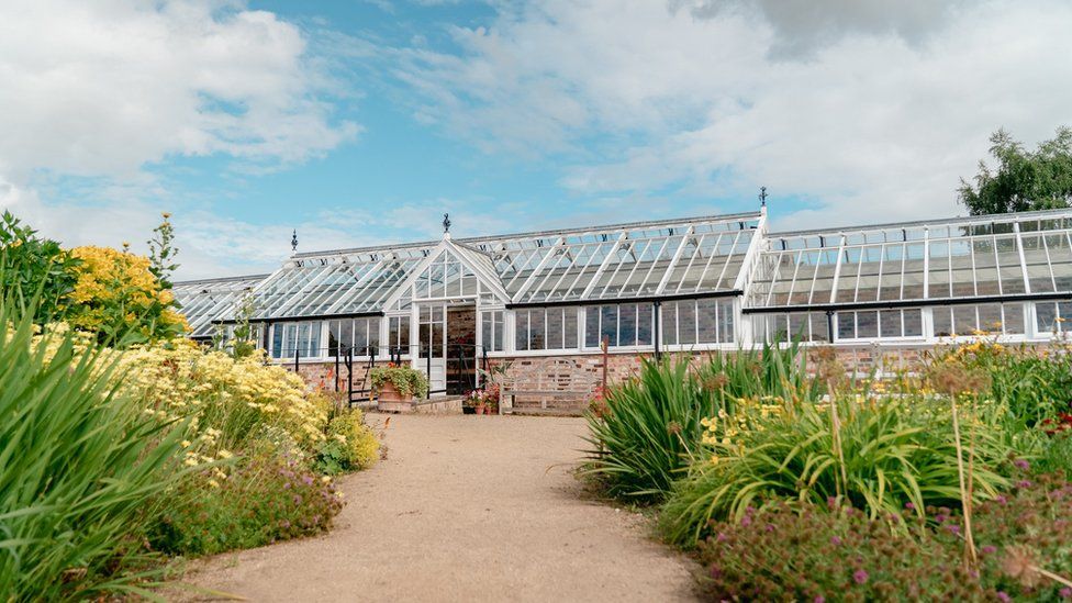 The restored orchid house at Helmsley Walled Garden