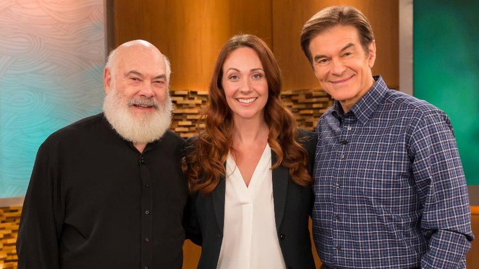 Grace appearing on US TV programme The Dr Oz Show