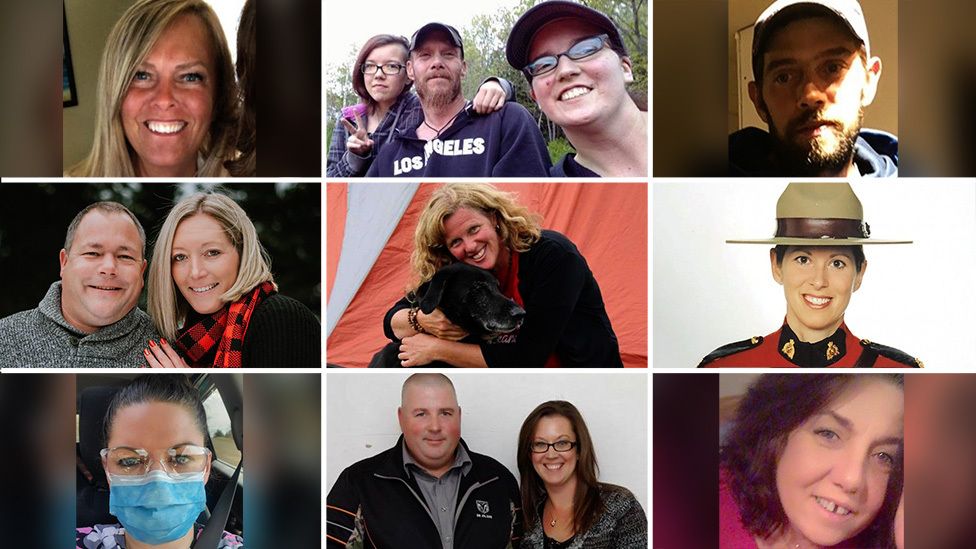 Some of the victims of Canada's largest mass shooting
