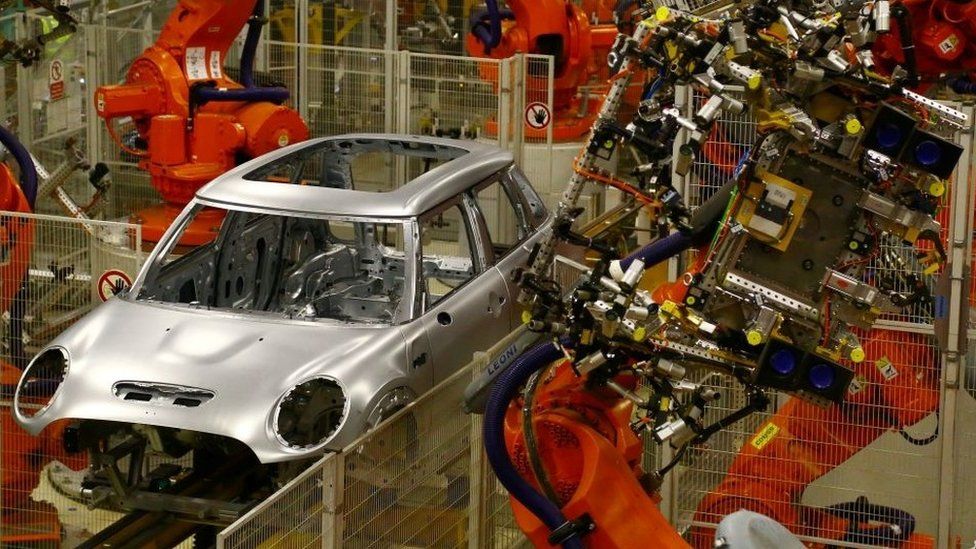 BMW Mini car production plant in Oxford