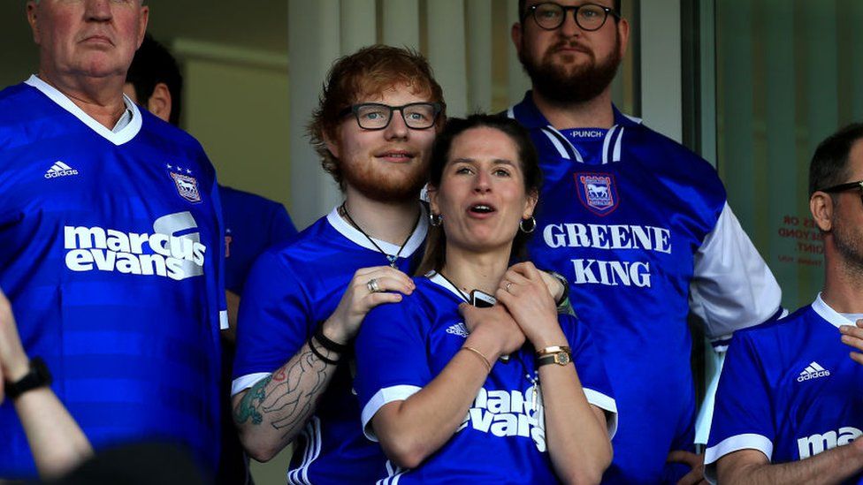 Ed Sheeran and his wife Cherry