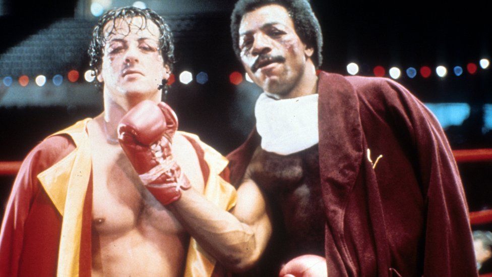 Rocky from 1976 with Sylvester Stallone and Carl Weathers