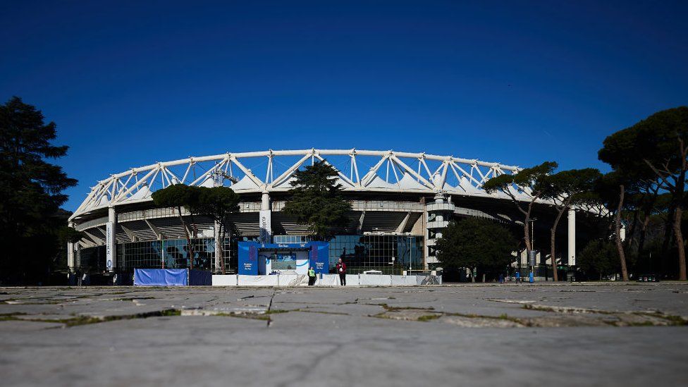 The Stadio Olimpico in Rome, Italy