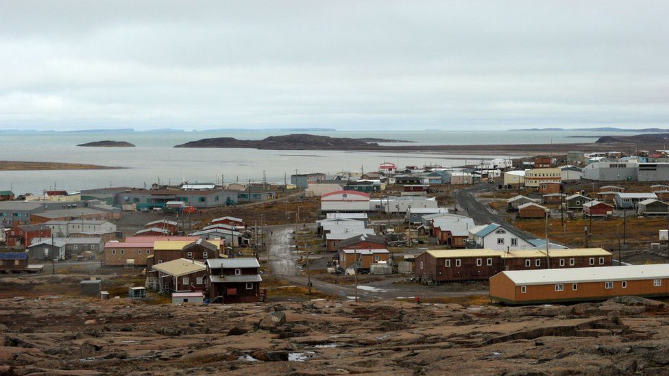 The Inuit hamlet of Kugluktuk, Nunavut, Canada
