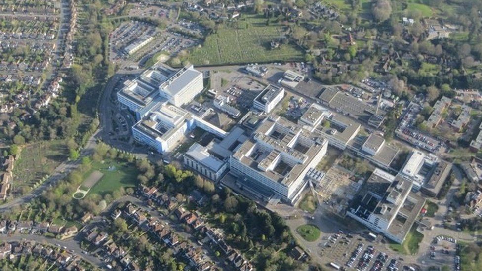 John Radcliffe Hospital from the air