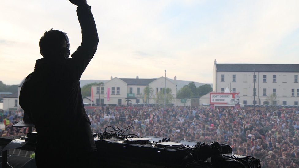Pete Tong performing at One Big Weekend in Derry in 2013