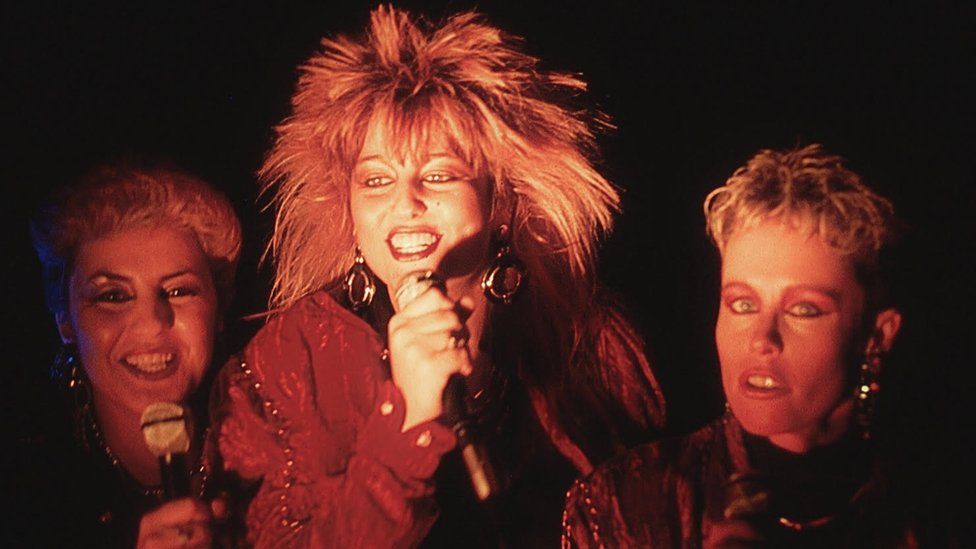 Zenana performing live in the 1980s