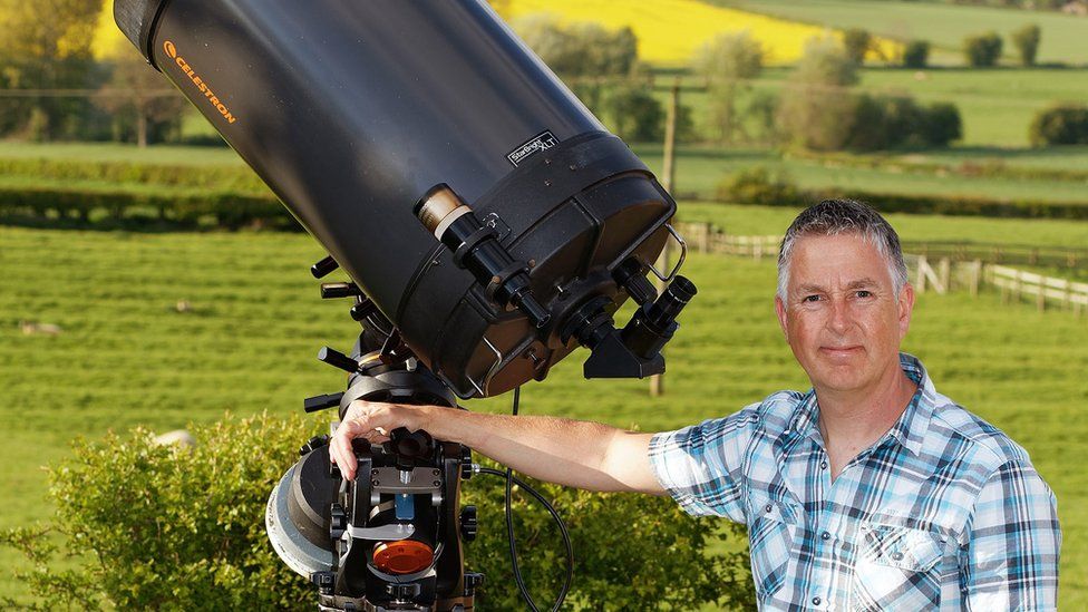 Jamie Cooper used a telescope and a high speed video camera to capture the image