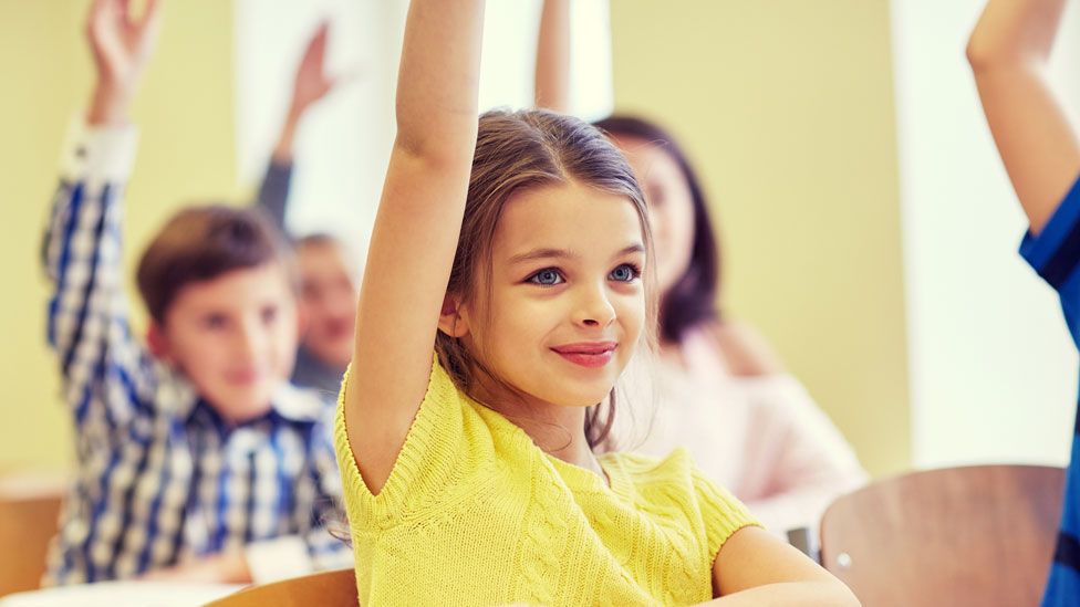 Pupils in classroom