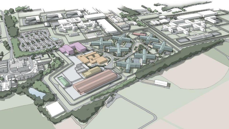 Image of plans for a new prison