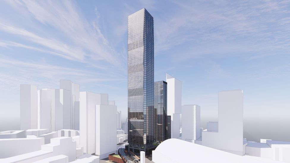 Proposed 76-storey tower block in Manchester