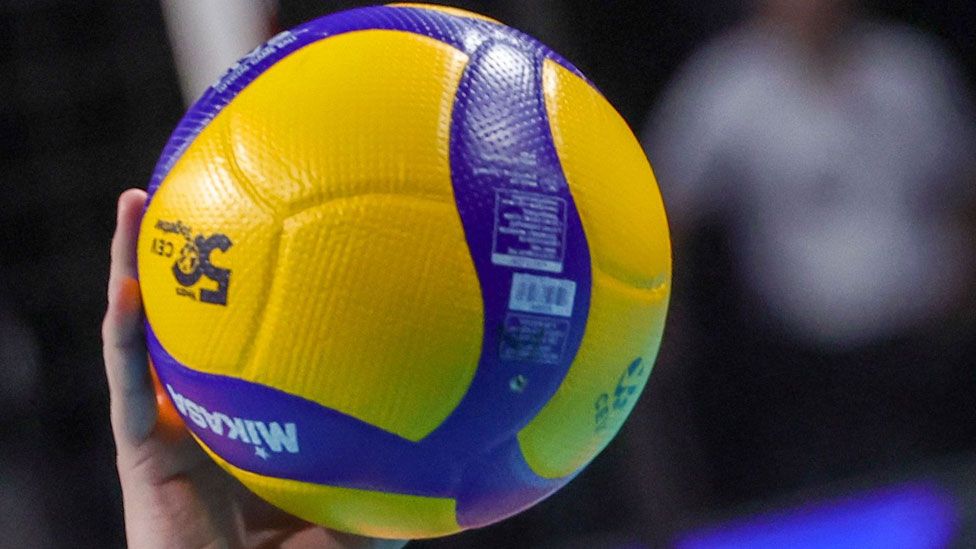 Volleyball close up (taken from EuroVolley Women 2023 quarter finals)