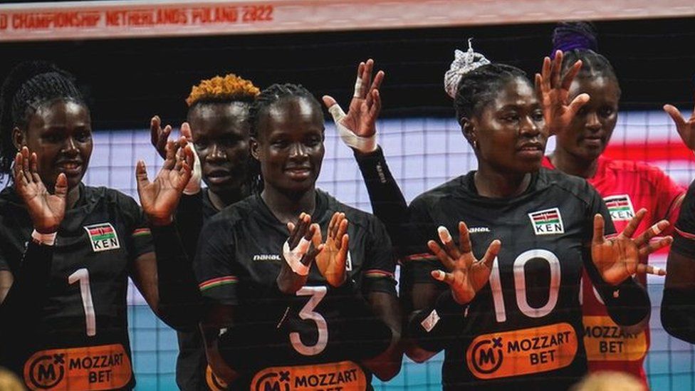 Kenya's volleyball team