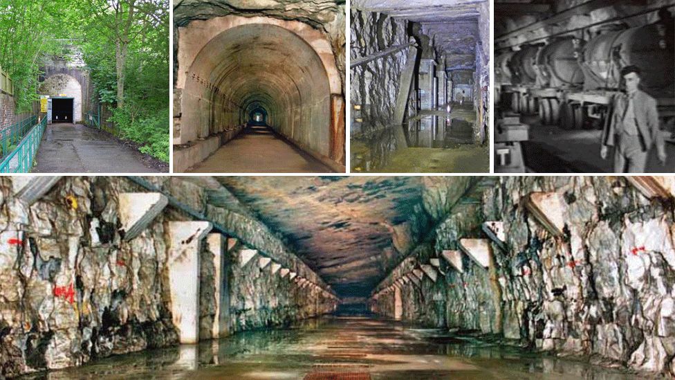 Views of the tunnels