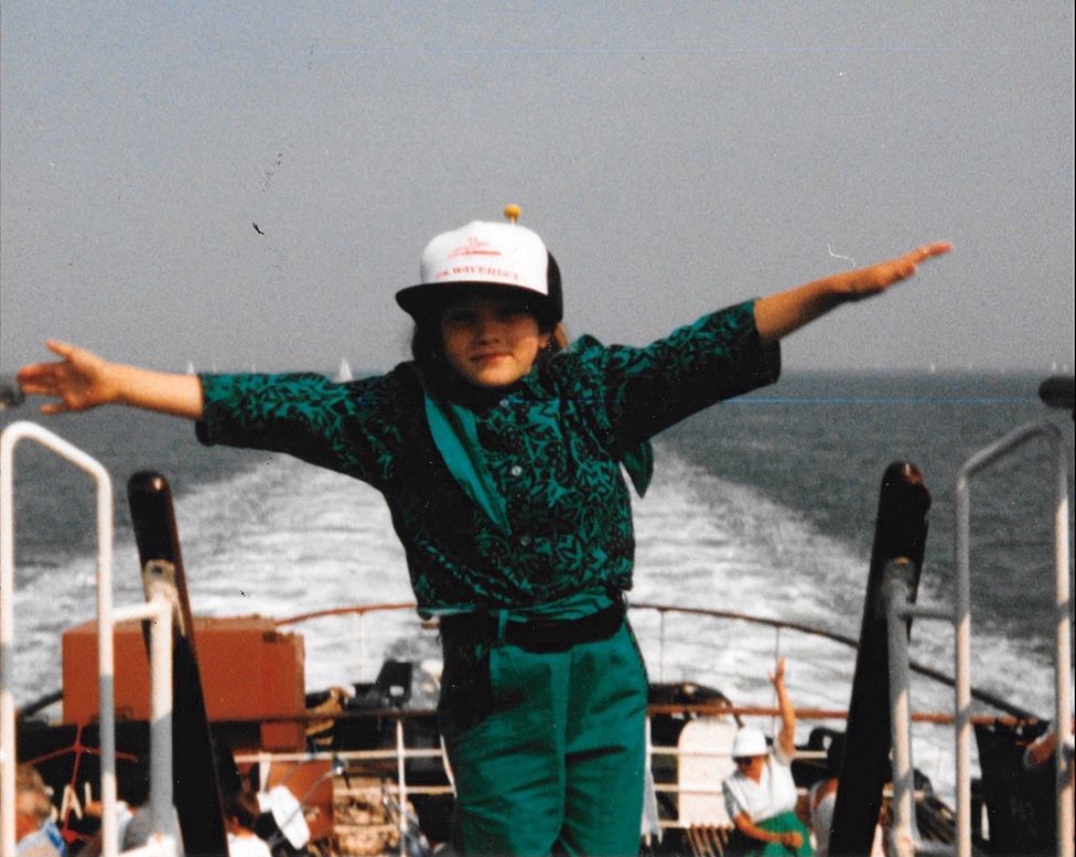 Passenger on The Waverley in 1990