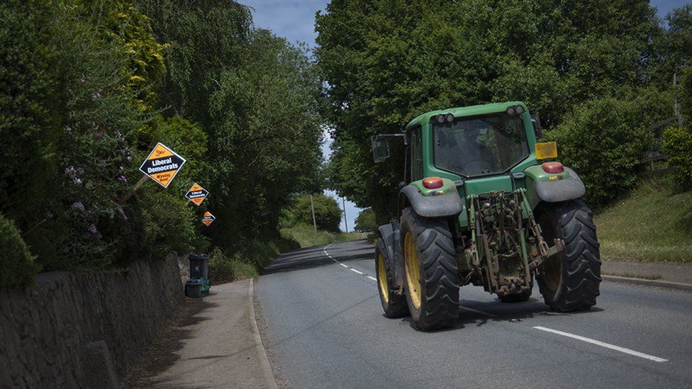 Liberal Democrat campaign boards