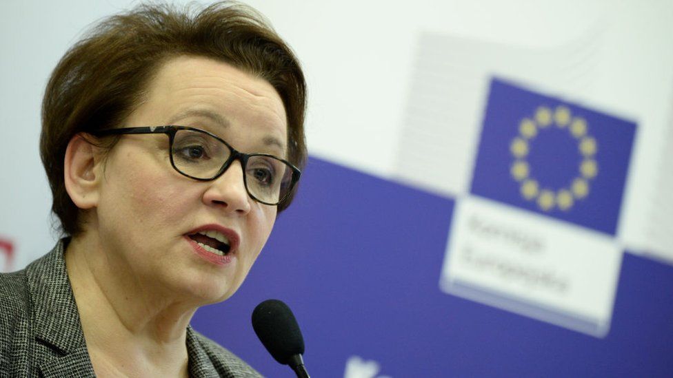 Polish MEP Anna Zalewska (file pic)
