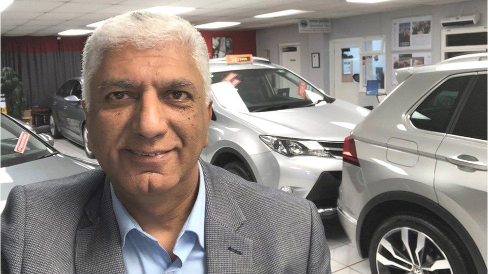 Umesh Samani, a car salesman in Stoke-on-Trent