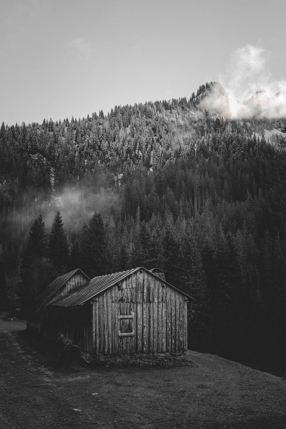 A hut in the French Alps