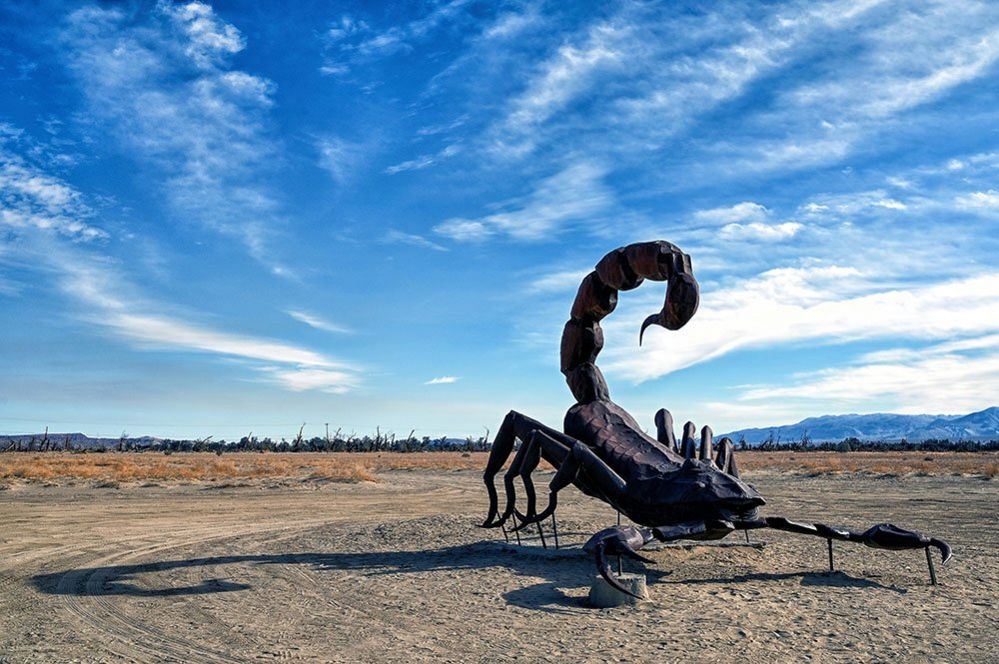 Sculpture of a scorpion