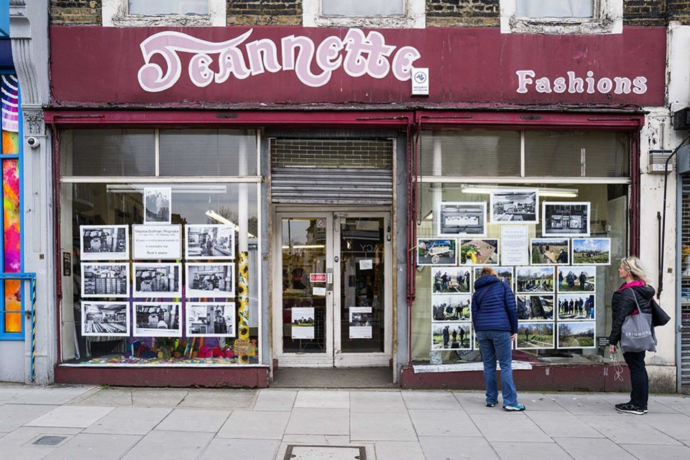 The shop with photographs in the window