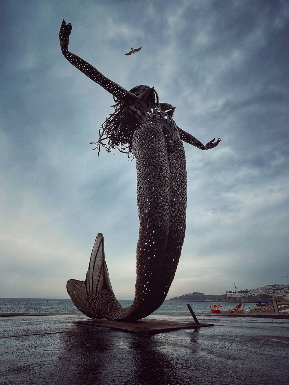 Mermaid sculpture