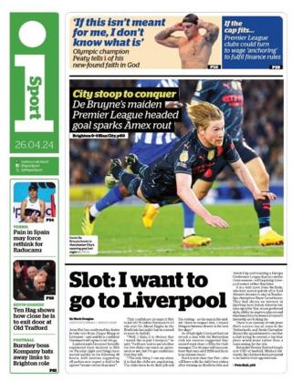 iSport back page