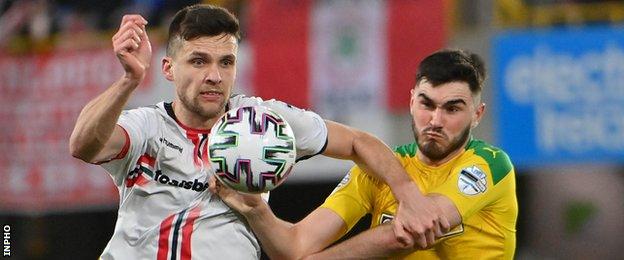Adam Lecky and Luke Turner are set to be important players for Crusaders and Cliftinville in the forthcoming campaign