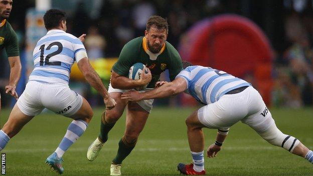 South Africa play Argentina