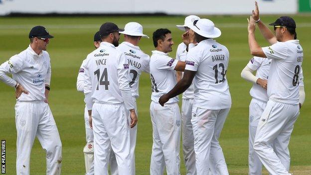 Hampshire have now four (and drawn the other against Lancashire) in their five home Championship games this summer