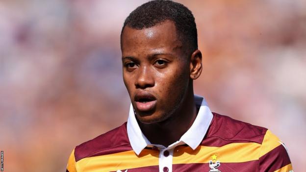 Rayhaan Tulloch scored for Bradford City against Newport earlier this season