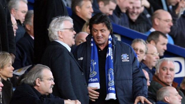 Bill Kenwright and Sylvester Stallone