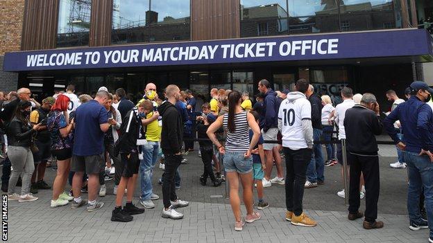 Ticket office at Tottenham Hotspur