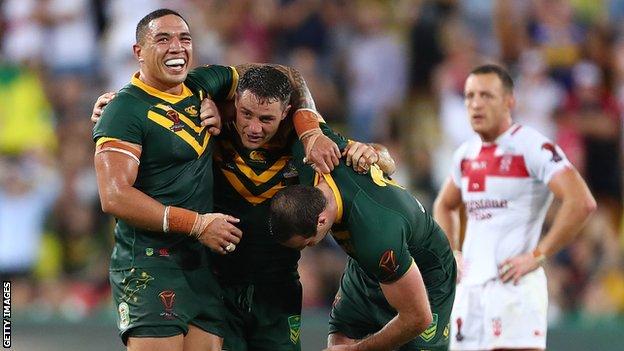 Australia beat England to win the 2017 Rugby League World Cup