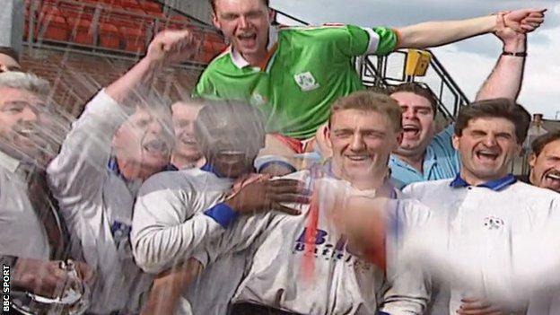 Wales crowned its first ever national football league champions in 1993